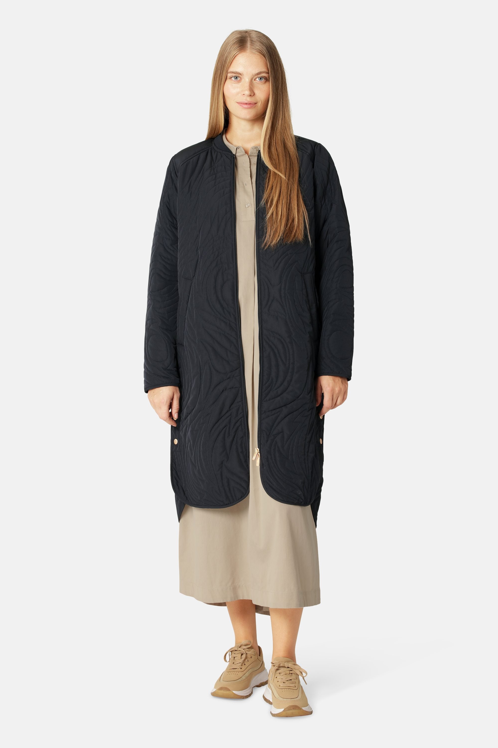 Quiltad Jacka - Dark Indigo